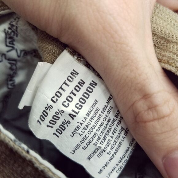 Vans Men's 30 Skull King Tan Cargo Shorts Pockets 100% Cotton 33" 11.5" 12.25" - Picture 14 of 14